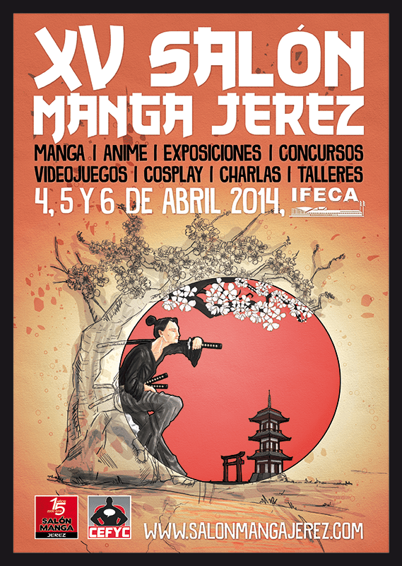 cartel xv salon manga jerez 2014