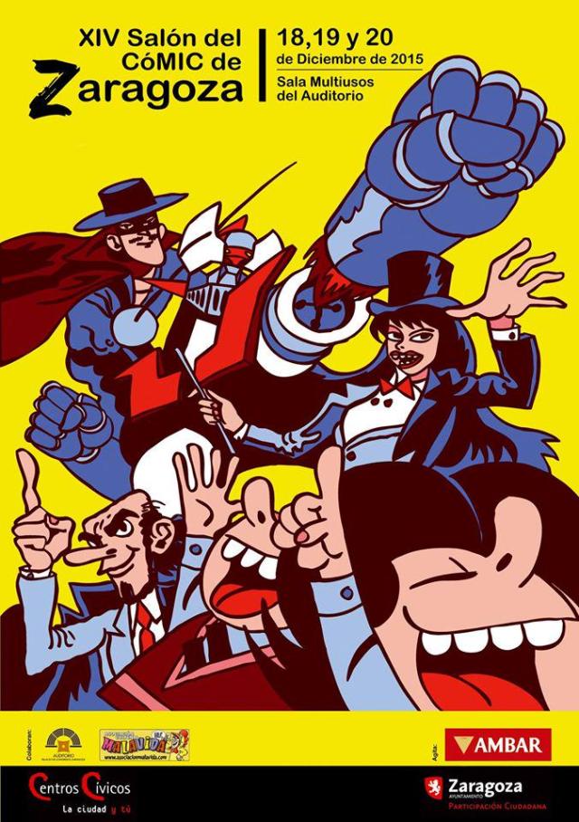 cartel XIV Salón del Cómic de Zaragoza