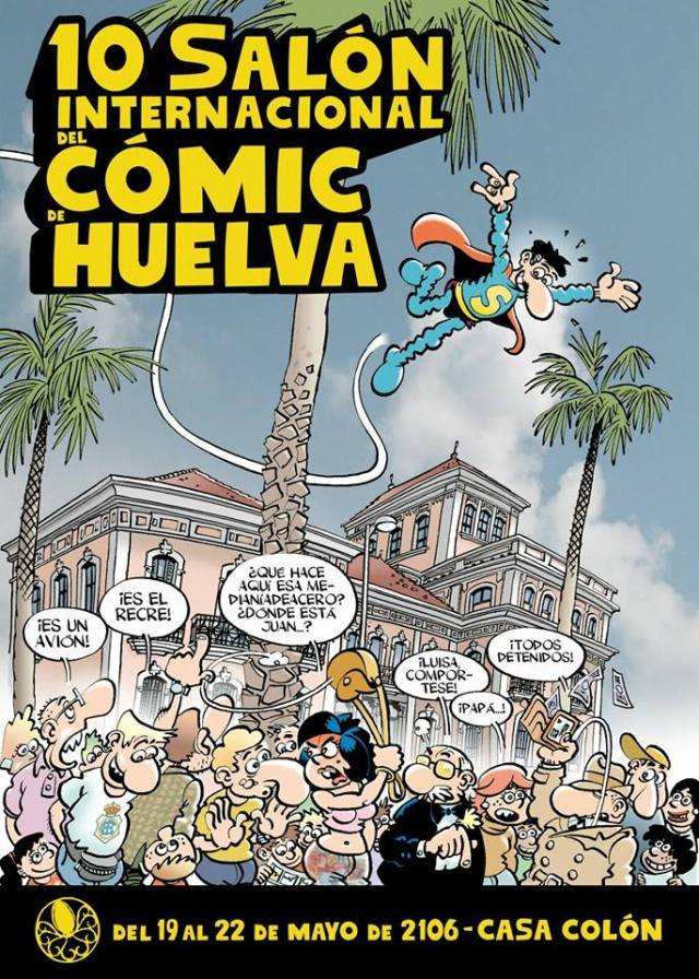 Cartel del 10 Salón del Cómic de Huelva